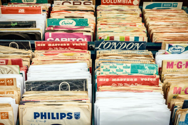 vinyl record collection